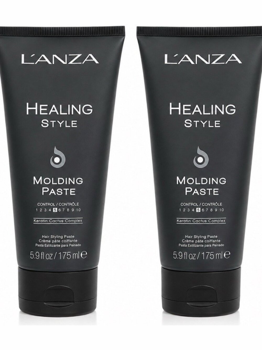 L’ANZA Healing Style Molding Paste 5.9oz 175ml Hair Styling Paste Lot of 2